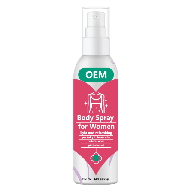 Feminine Body Spray Reduces Odor
