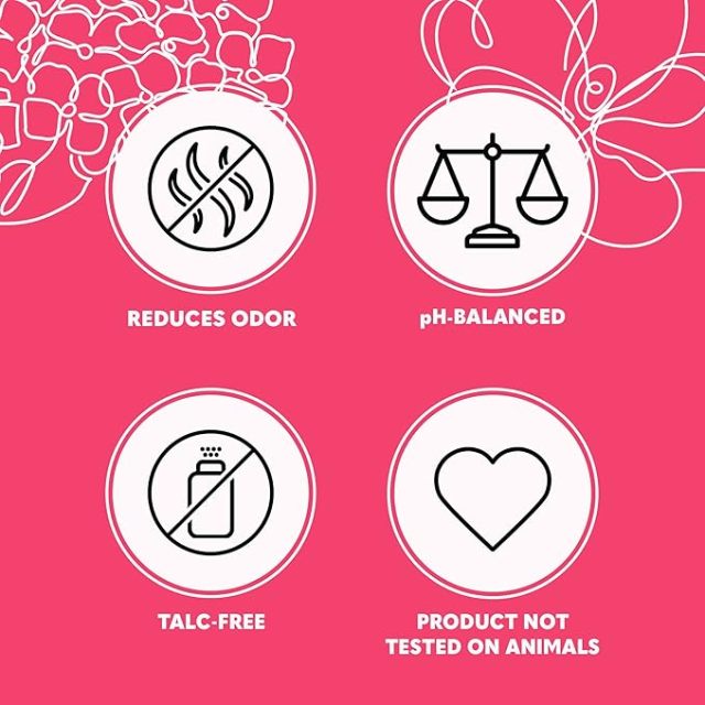 Feminine Body Spray Reduces Odor