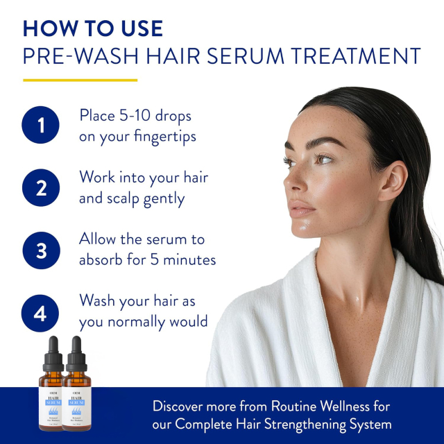 Enhanced Hair Thickness Hair Serum