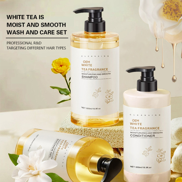 White Tea Fragrance Body Wash Care Set
