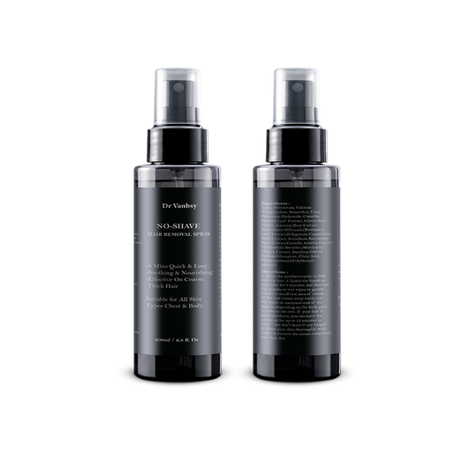 Men hair remove spray kit