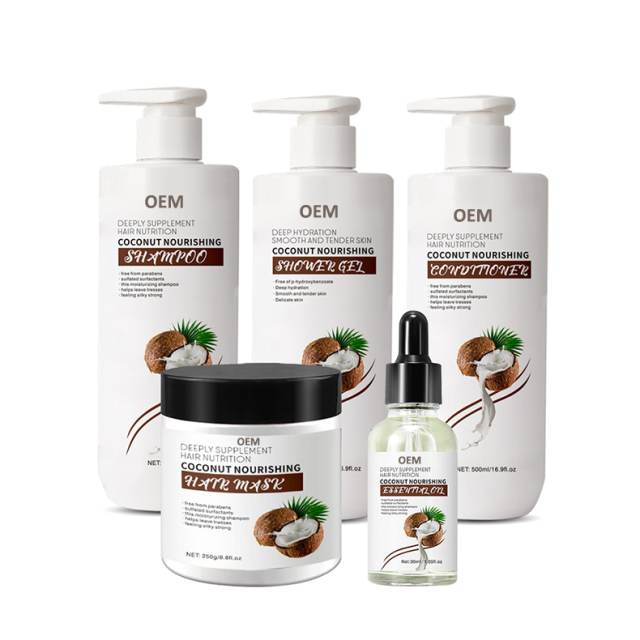 Coconut Body Wash Care Set