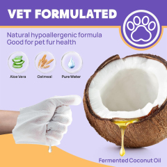 Pet Cleaning & Deodorizing Bath Glove Wipes