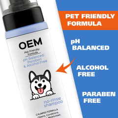 Pet Friendly Waterless No Rinse Shampoo