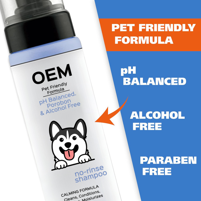 Pet Friendly Waterless No Rinse Shampoo