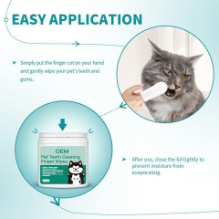 Pet Teeth Cleaning Finger Wipes