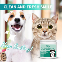 Pet Teeth Cleaning Finger Wipes