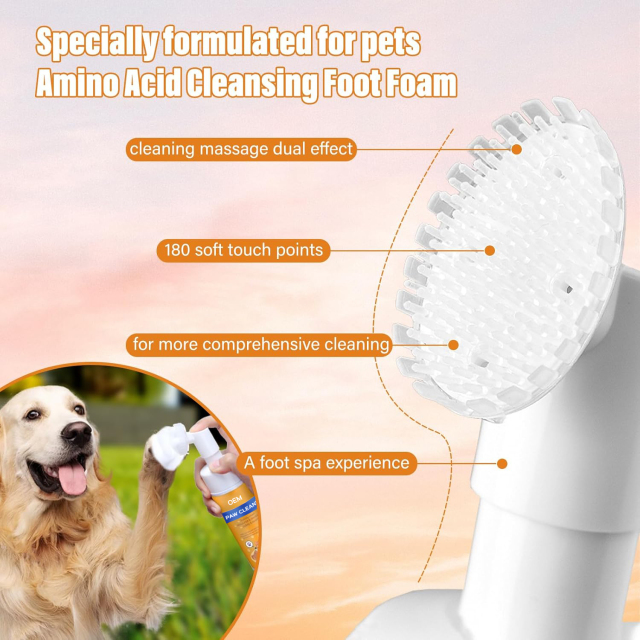 Pet Paw Cleaner No-Rinse Foaming
