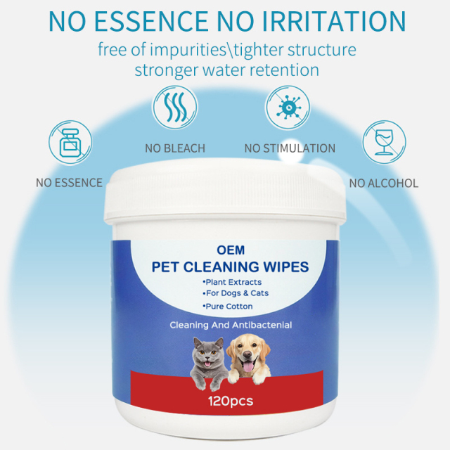 Pet Clean Tear Stain Eye Wipes