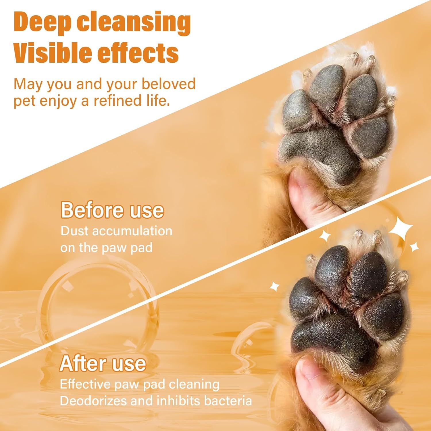 Pet Paw Cleaner No-Rinse Foaming