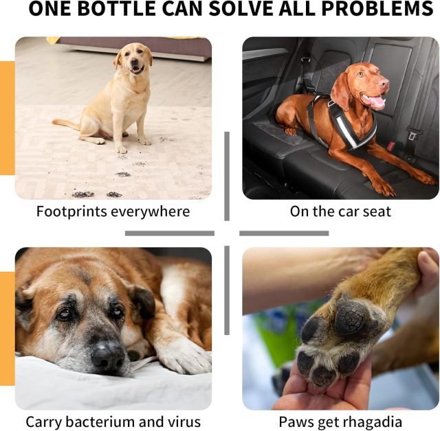 Pet Paw Cleaner No-Rinse Foaming