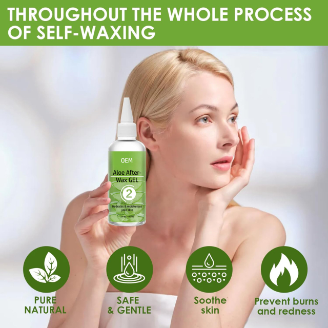 After Hair Removal Skin Care Kit (Almond Oil,Aloe Vera Gel)