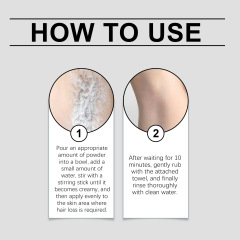 Body Hair Removal Wax Powder