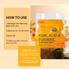 Kojic Acid & Tumeric cleansing Pads