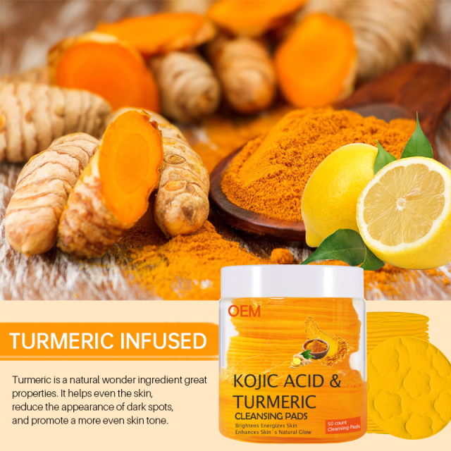 Kojic Acid & Tumeric cleansing Pads