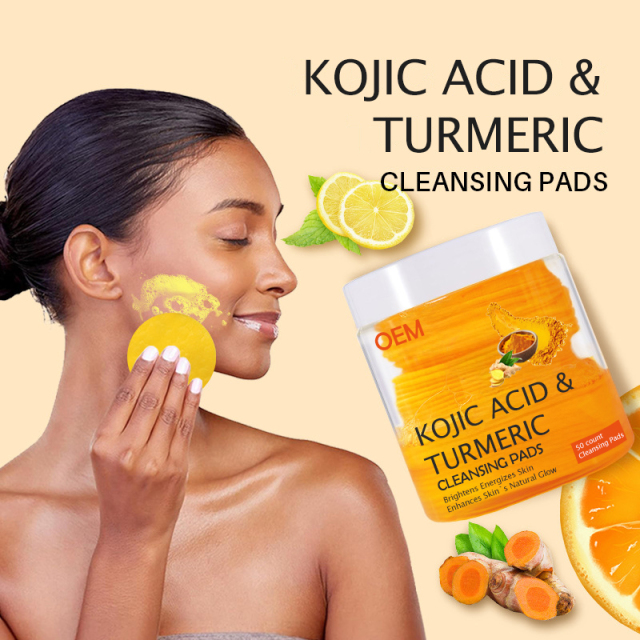 Kojic Acid & Tumeric cleansing Pads