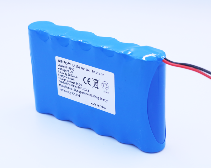 Rechargeable 24V Li-ion battery pack 18650 2000mAh 6S1P