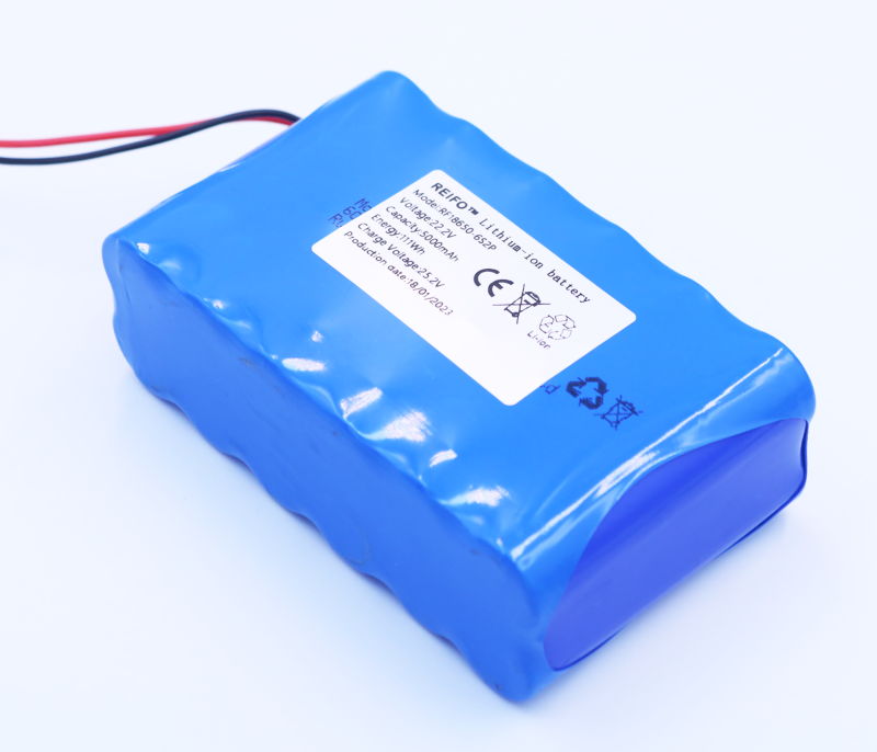 Rechargeable 24V Li-ion battery pack 18650 5000mAh 6S2P