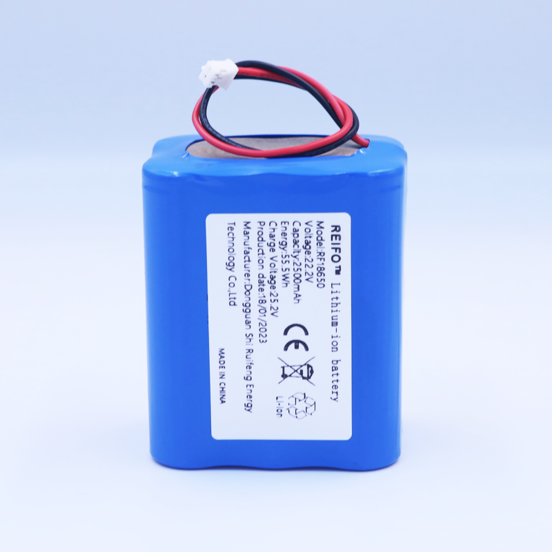 Rechargeable 24V Li-ion battery pack 18650 2500mAh 6S1P