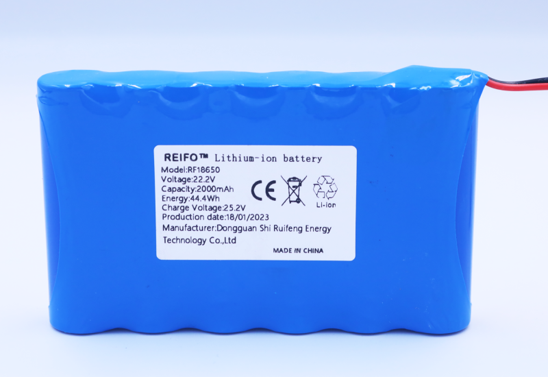 Rechargeable 24V Li-ion battery pack 18650 2000mAh 6S1P