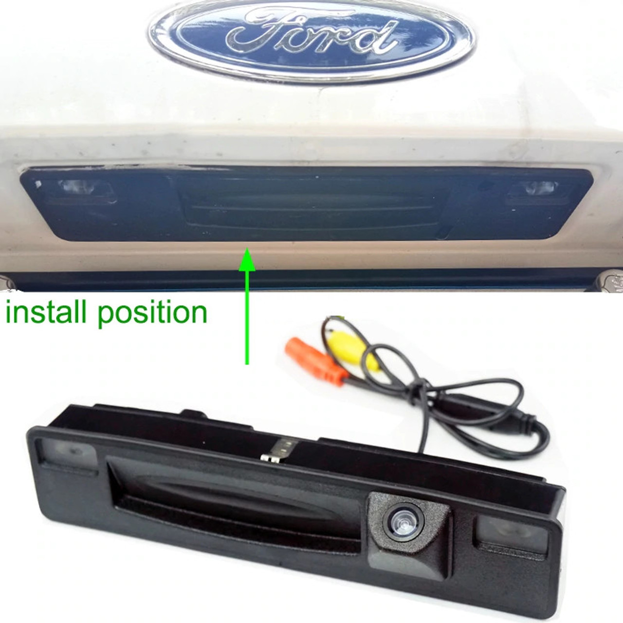 ZK-005 Boot Handle Rear Reverse Camera For Ford Focus Mk3 & Ford Fiesta Mk8