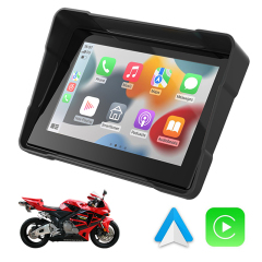 ZK-510 5  Inch Portable Motorcycle GPS Navigation Monitor Carplay Android Auto Waterproof