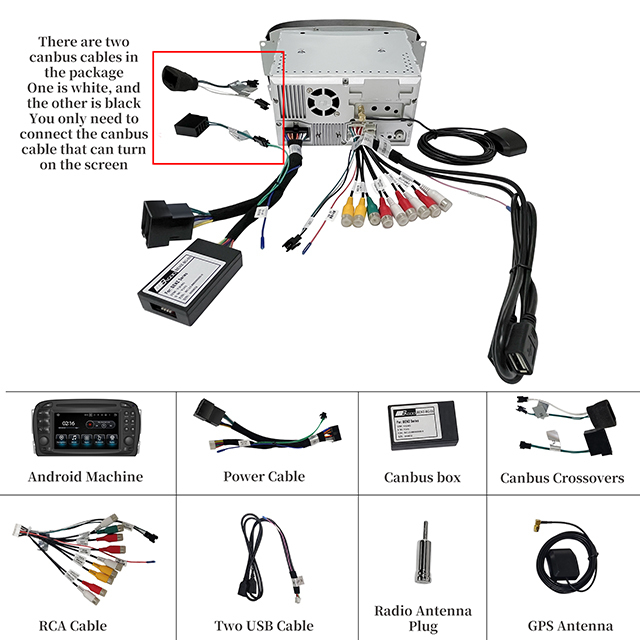 ZK-5817B 6.2" Mercedes SL SL350 R230 Car Stereo Wireless Carplay Auto