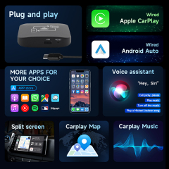 ZK-013 Wireless Carplay Adapter for Factory Installed Wired CarPlay