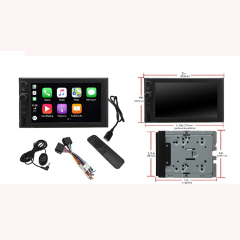 Zonteck 6.2" ZK-6200U Universal Multimedia MP5 Player Stereo CarPlay Android AUTO Linux system