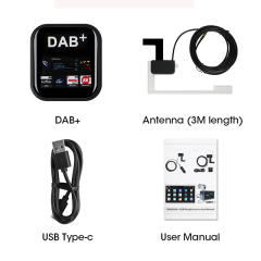 ZK-315 Universal Digital DAB/DAB+ Antenna USB Adapter Android Car Radio Receiver Player