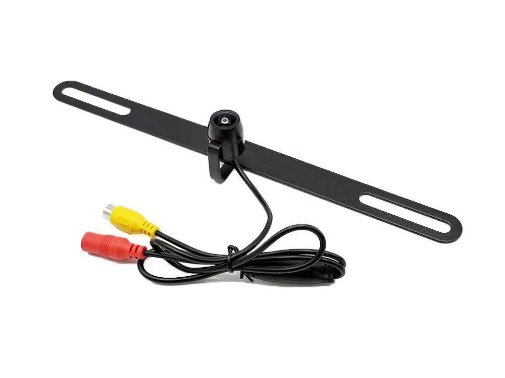 ZK-300 Universal 720P License Plate Frame Car Reverse View Camera Fisheye Metal Bracket