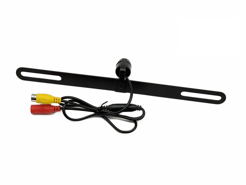 ZK-300 Universal 720P License Plate Frame Car Reverse View Camera Fisheye Metal Bracket
