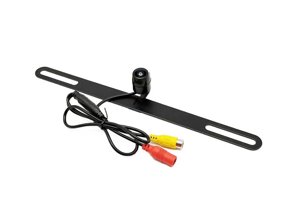 ZK-300 Universal 720P License Plate Frame Car Reverse View Camera Fisheye Metal Bracket