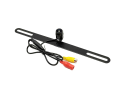 ZK-300 Universal 720P License Plate Frame Car Reverse View Camera Fisheye Metal Bracket