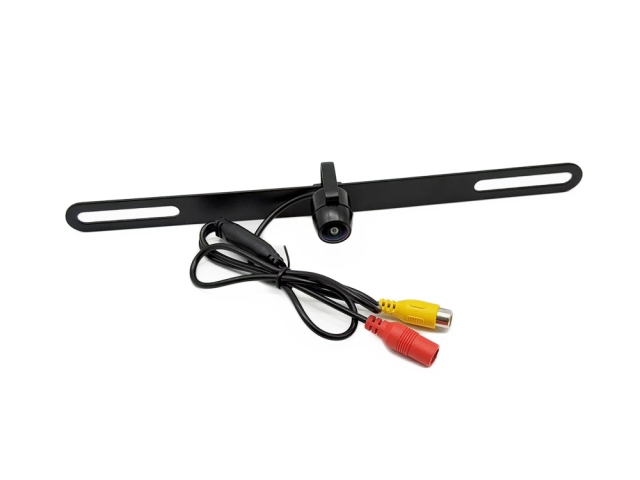 ZK-300 Universal 720P License Plate Frame Car Reverse View Camera Fisheye Metal Bracket