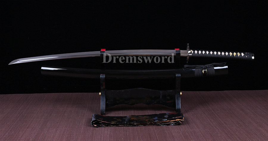 Japanese samurai Katana full tang 1060 high carbon steel handmade sword sharp.
