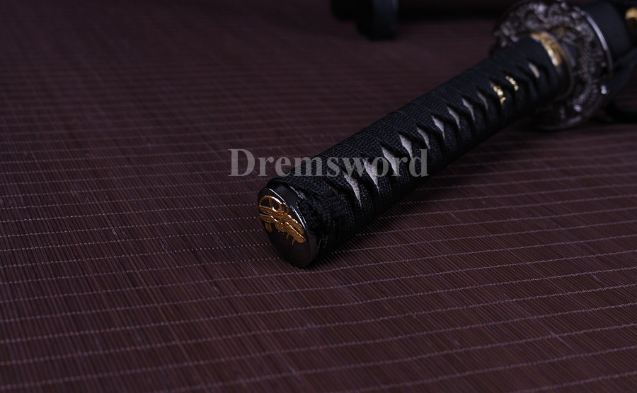 Japanese samurai Katana full tang 1060 high carbon steel handmade sword sharp.