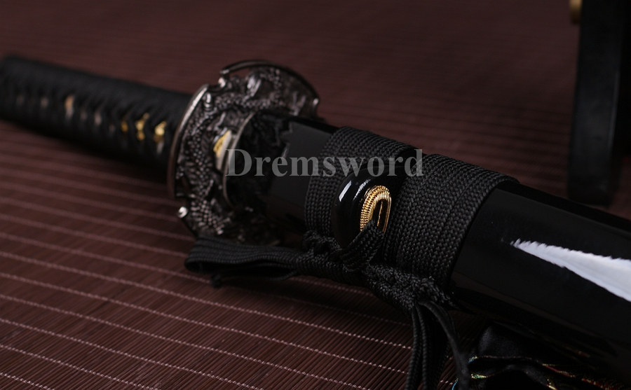 Japanese samurai Katana full tang 1060 high carbon steel handmade sword sharp.