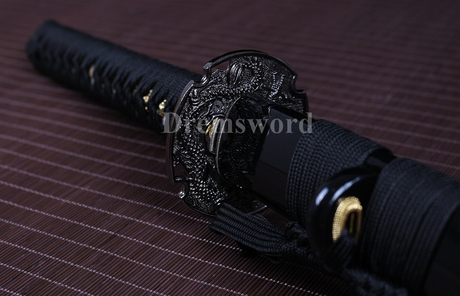 Japanese samurai Katana full tang 1060 high carbon steel handmade sword sharp.