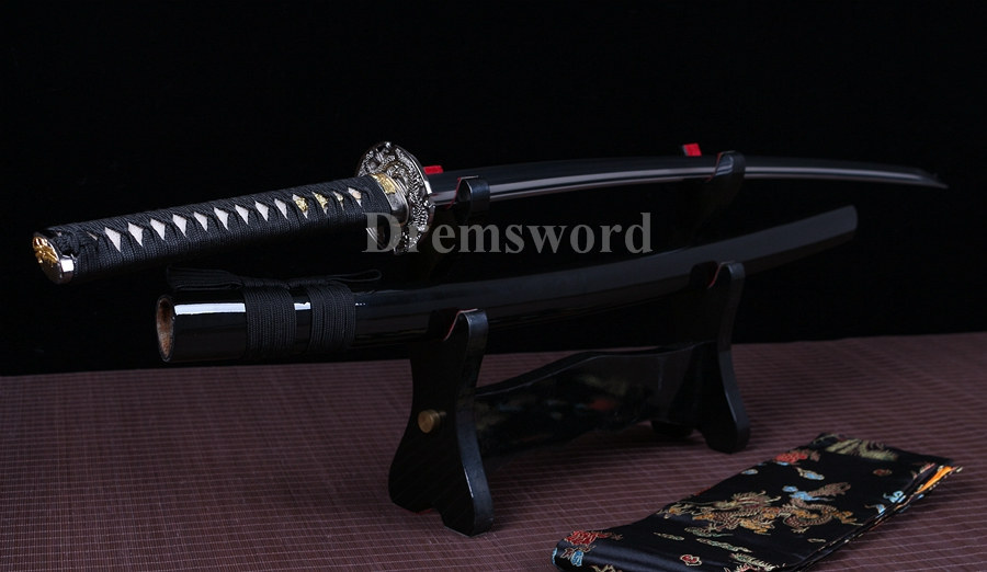 Japanese samurai Katana full tang 1060 high carbon steel handmade sword sharp.