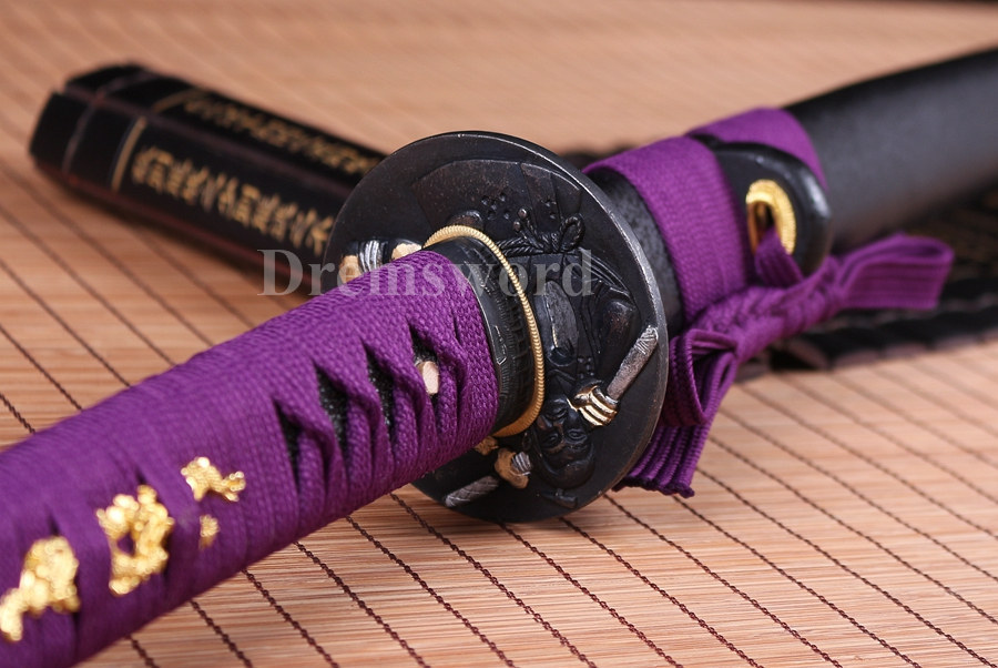 handmade high carbon steel blade real japanese samurai Katana sword sharp