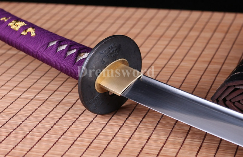 hand forged high carbon steel blade real japanese samurai Katana sword sharp