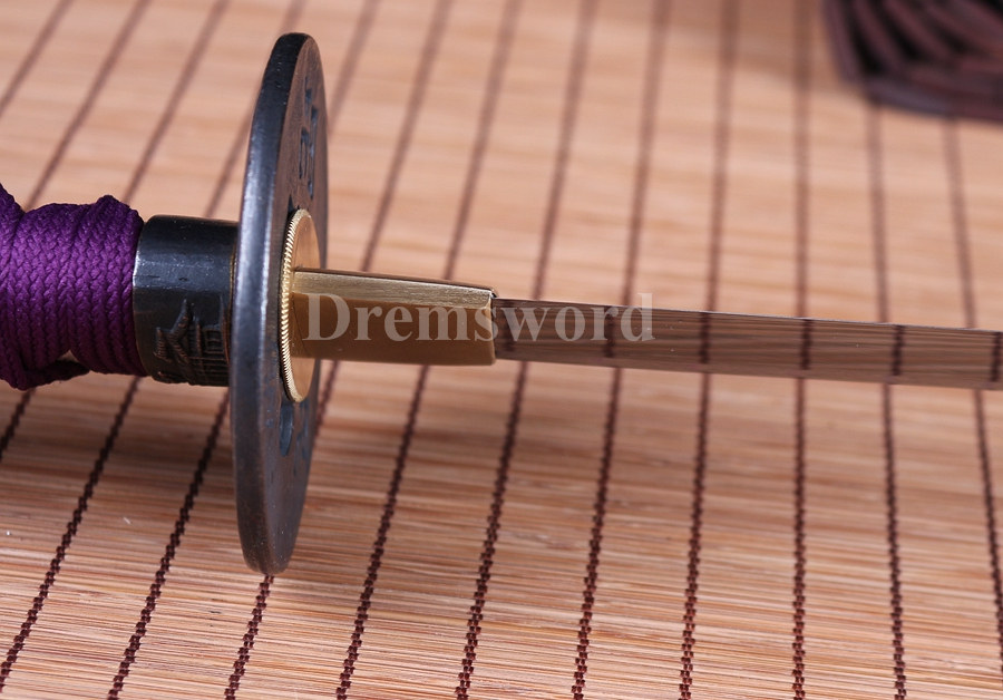 hand forged high carbon steel blade real japanese samurai Katana sword sharp