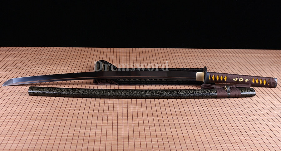 handmade  japanese samurai Katana sword 1060 high carbon steel full tang sharpened