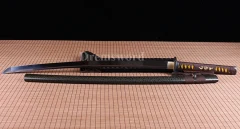 handmade japanese samurai Katana sword 1060 high carbon steel full tang sharp Shinogi-Zukuri Brown