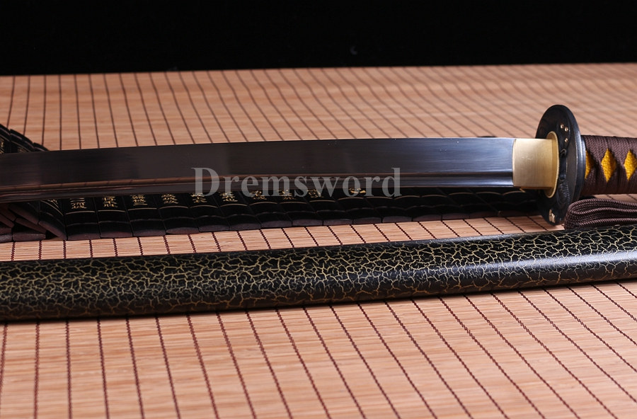 handmade  japanese samurai Katana sword 1060 high carbon steel full tang sharpened
