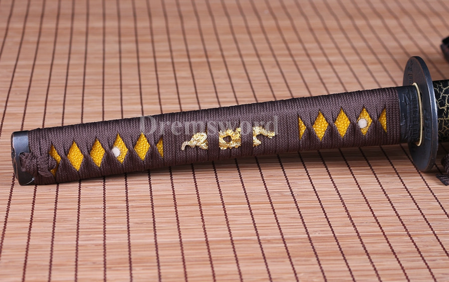 handmade  japanese samurai Katana sword 1060 high carbon steel full tang sharpened