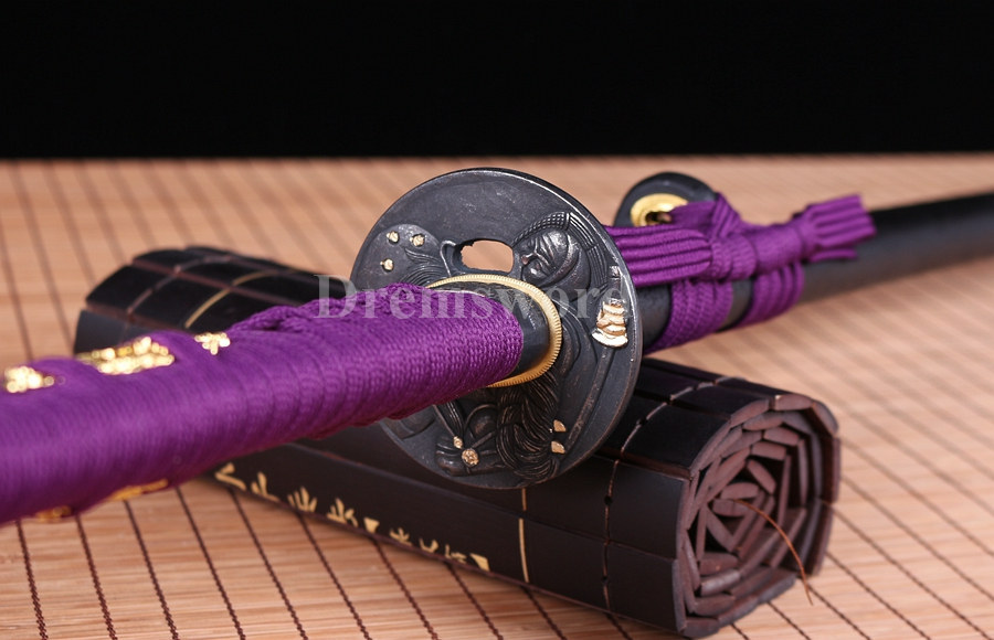 hand forged high carbon steel blade real japanese samurai Katana sword sharp