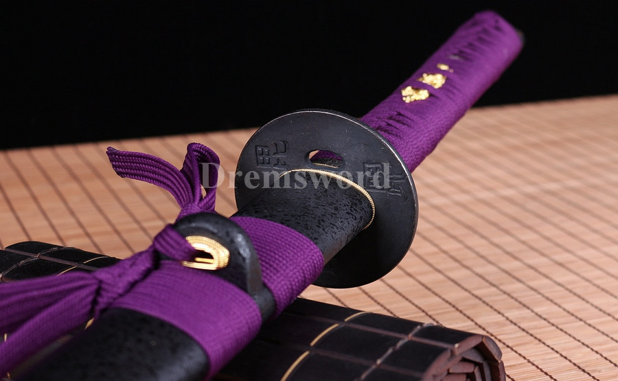 hand forged high carbon steel blade real japanese samurai Katana sword sharp