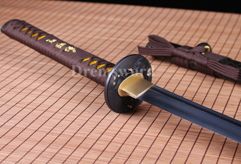 handmade  japanese samurai Katana sword 1060 high carbon steel full tang sharpened